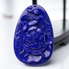 天然青金石花吊坠-红掌柜