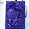 深蓝色青金石龙龟牌吊坠-红掌柜