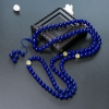 深蓝色青金石108佛珠-红掌柜