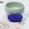 阿富汗天然青金石如意锁吊坠-红掌柜