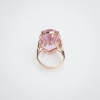 天然粉色托帕石戒指-红掌柜