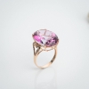 巴西粉色托帕石戒指-红掌柜