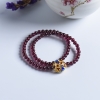 巴西天然紫牙乌石榴石手串 - 红掌柜