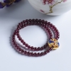 紫牙乌石榴石手串 - 红掌柜