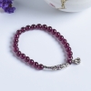 巴西天然紫牙乌石榴石手串 - 红掌柜