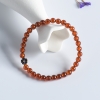 天然5.5mm橙色石榴石单圈手串 - 红掌柜