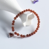 天然5.5mm橙色石榴石单圈手串 - 红掌柜
