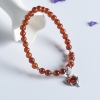 5.5mm橙色石榴石单圈手串 - 红掌柜