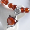 巴西5.5mm橙色石榴石单圈手串 - 红掌柜