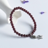 5.5mm酒红石榴石单圈手串 - 红掌柜