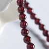 巴西酒红石榴石单圈手串 - 红掌柜