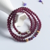 天然5.5mm紫色石榴石3圈手串 - 红掌柜