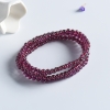 紫色石榴石4圈手串 - 红掌柜