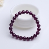 8mm紫红石榴石手串-红掌柜