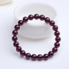8mm紫红石榴石手串-红掌柜