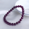 巴西天然紫色石榴石手串-红掌柜