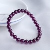 6.5mm天然紫色石榴石手串-红掌柜