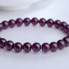 天然紫色石榴石手串-红掌柜