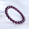 8mm天然紫色石榴石手串-红掌柜