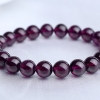 天然紫色石榴石手串-红掌柜