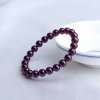 巴西天然紫色石榴石手串-红掌柜