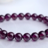 天然紫色石榴石手串-红掌柜
