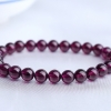 天然紫色石榴石手串-红掌柜