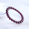 7mm天然紫色石榴石手串-红掌柜