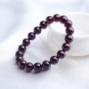 紫色石榴石圆珠手串 - 红掌柜