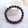 巴西天然紫色石榴石圆珠手串 - 红掌柜