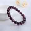 紫色石榴石圆珠手串 - 红掌柜