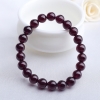 巴西天然8.5mm紫色石榴石手串 - 红掌柜