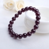 天然8.5mm紫色石榴石手串 - 红掌柜