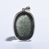 巴西天然绿幽灵蛋面水晶吊坠-红掌柜