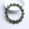 巴西天然绿发晶圆珠手串 - 红掌柜