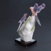 原矿水晶鹦鹉摆件-红掌柜