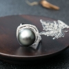 大溪地黑珍珠戒指-红掌柜