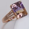 天然紫黄晶戒指-红掌柜
