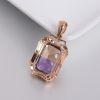 天然紫黄水晶吊坠-红掌柜
