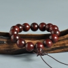 15mm小叶紫檀单圈手串 - 红掌柜
