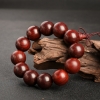 印度水波纹小叶紫檀单圈手串-红掌柜
