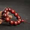水波纹小叶紫檀单圈手串-红掌柜