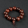 天然小叶紫檀单圈手串-红掌柜