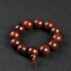 天然小叶紫檀单圈手串-红掌柜