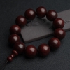 印度天然鸡血红小叶紫檀手串-红掌柜