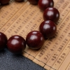 满星鸡血红小叶紫檀单圈手串-红掌柜