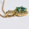 祖母绿刻面项链-红掌柜