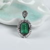 天然祖母绿吊坠-红掌柜