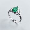 哥伦比亚天然祖母绿宝石戒指-红掌柜