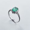 天然祖母绿宝石戒指-红掌柜